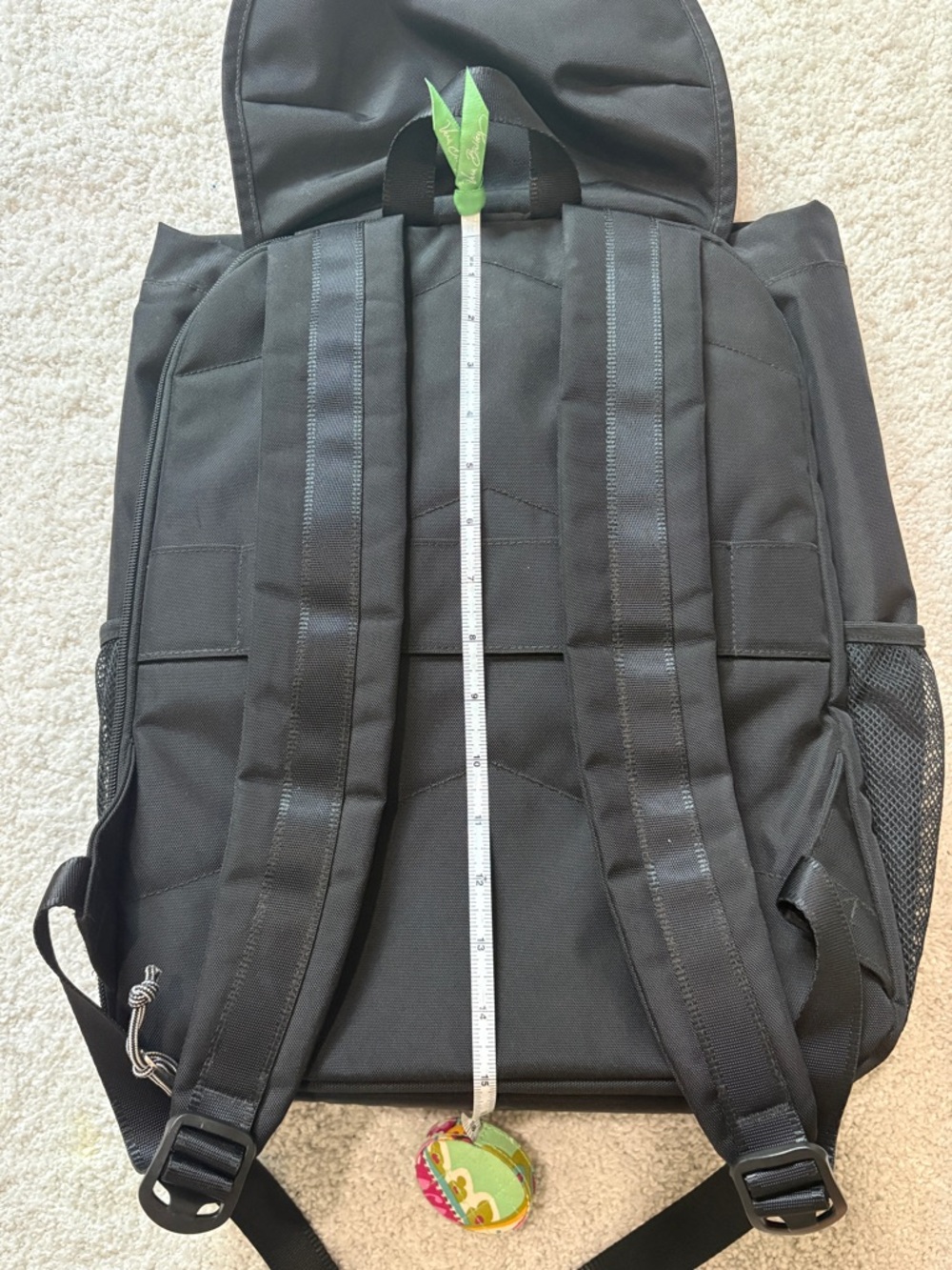 Vera Bradley Black Lighten Up Backpack - Picture 6 of 6
